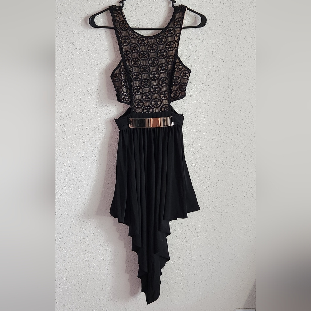 Papaya Classy Dress Side Cut Outs
